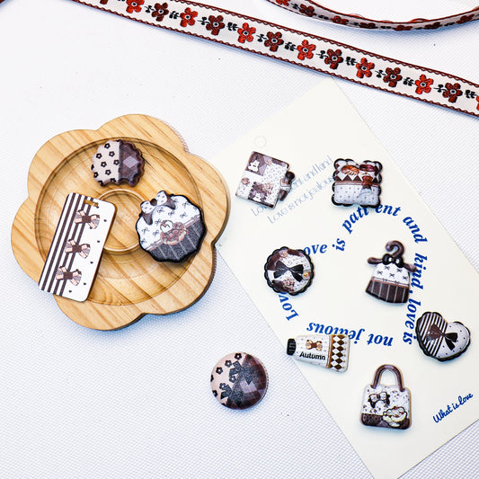 Chocolate dessert element beads --（p9）